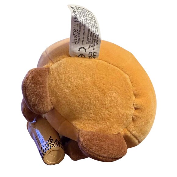 Kung Fu Tea Bear Plush Holding Cup | ZURU | 5” Kawaii Coffee Shop Collectible - Picture 4 of 9